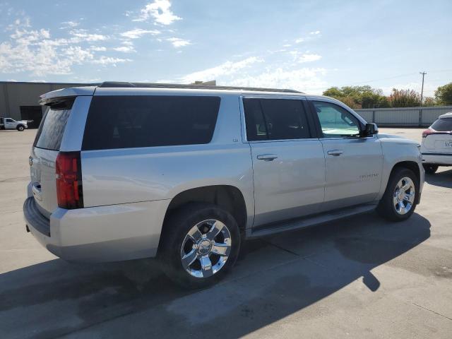 1GNSCHKC0FR132452 - 2015 CHEVROLET SUBURBAN C1500  LS SILVER photo 3