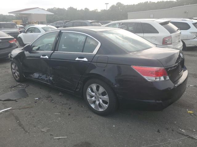 1HGCP36718A019257 - 2008 HONDA ACCORD EX BLACK photo 2