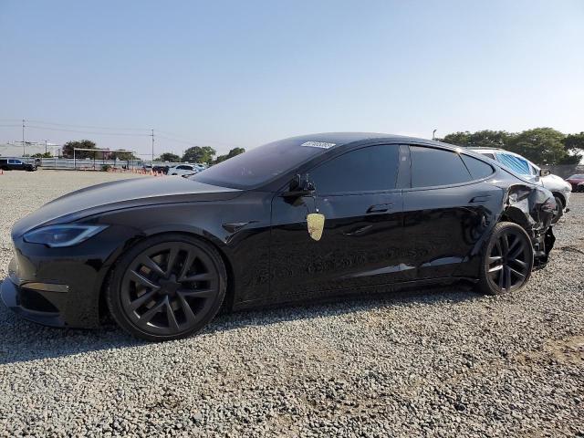 5YJSA1E55PF531142 - 2023 TESLA MODEL S 黑色 照片 1