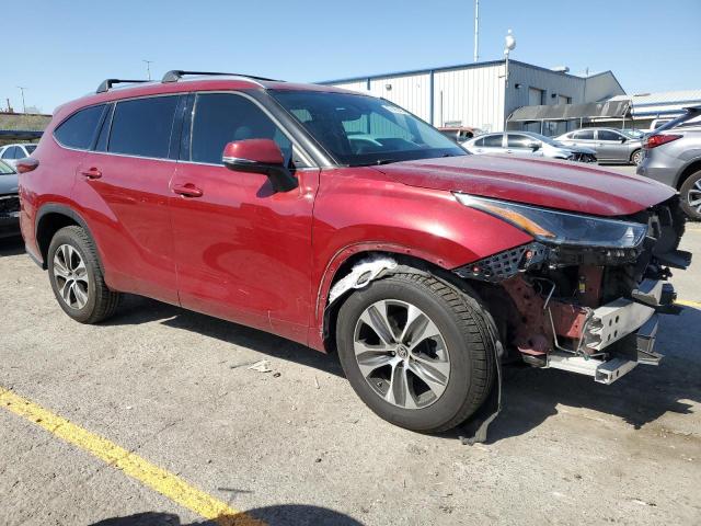 5TDHZRAH1MS054802 - 2021 TOYOTA HIGHLANDER XLE Bordo fotoğraf 4