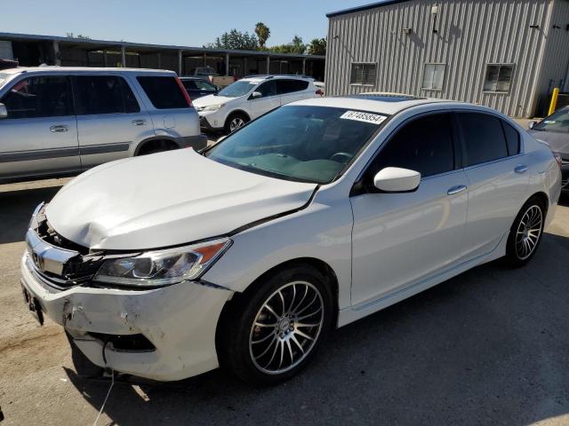 1HGCR2F59HA273477 - 2017 HONDA ACCORD SPORT WHITE photo 1