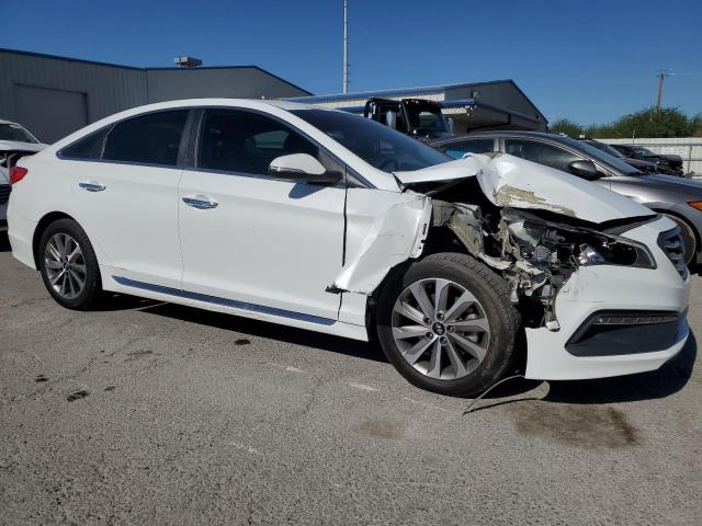 5NPE34AF0FH086543 - 2015 HYUNDAI SONATA SPORT WHITE photo 4