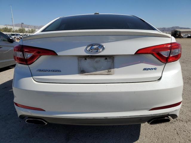 5NPE34AF0FH086543 - 2015 HYUNDAI SONATA SPORT WHITE photo 6