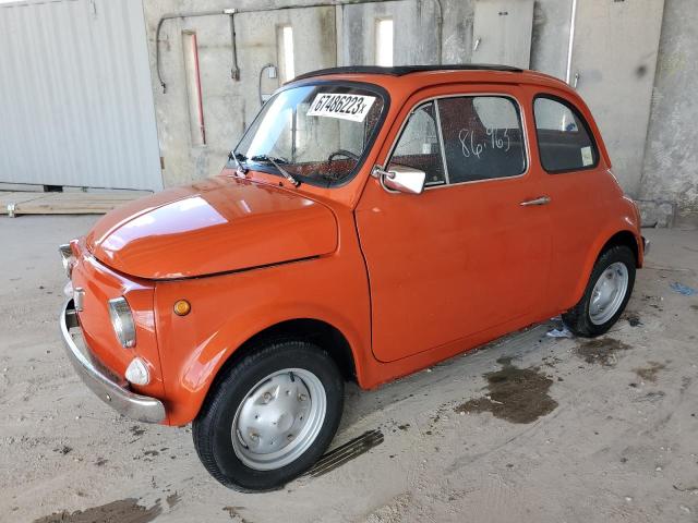 110F5188575 - 1975 FIAT 500 ORANGE photo 1