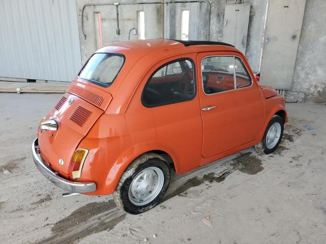 110F5188575 - 1975 FIAT 500 ORANGE photo 3