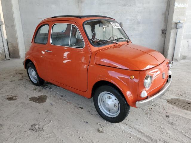 110F5188575 - 1975 FIAT 500 ORANGE photo 4