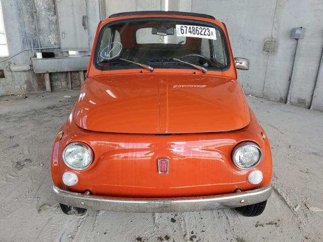 110F5188575 - 1975 FIAT 500 ORANGE photo 5