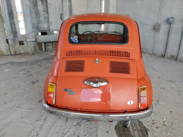 110F5188575 - 1975 FIAT 500 ORANGE photo 6