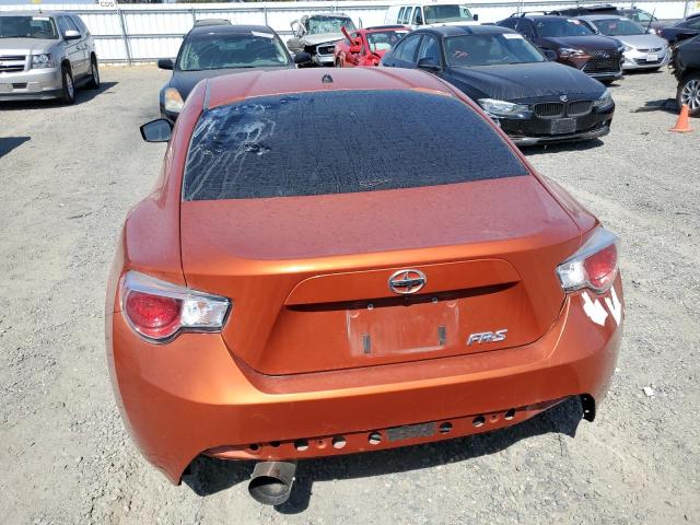 JF1ZNAA15D1734211 - 2013 TOYOTA SCION FR-S ნარინჯისფერი ფოტო 6