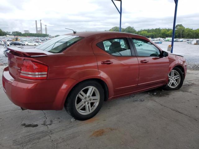 1B3LC56K68N607871 - 2008 DODGE AVENGER SXT RED photo 3