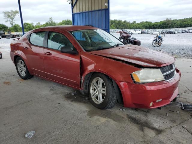 1B3LC56K68N607871 - 2008 DODGE AVENGER SXT RED photo 4