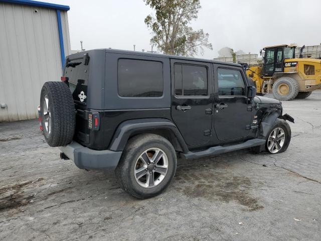 1J4GB59177L215654 - 2007 JEEP WRANGLER SAHARA BLACK photo 3