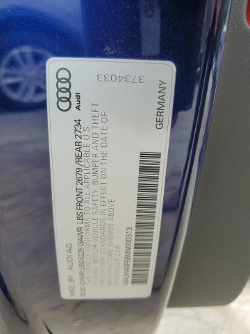 WAUW4GF58MN000313 - 2021 AUDI S5 PREMIUM PLUS ლურჯი ფოტო 12