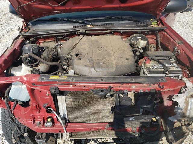 5TFJU4GN9FX080951 - 2015 TOYOTA TACOMA DOUBLE CAB PRERUNNER RED photo 11