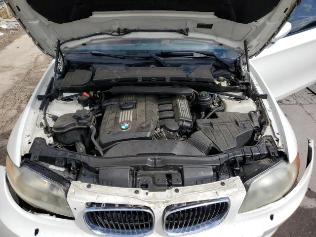 WBAUL73548VE88201 - 2008 BMW 128 I WHITE photo 11