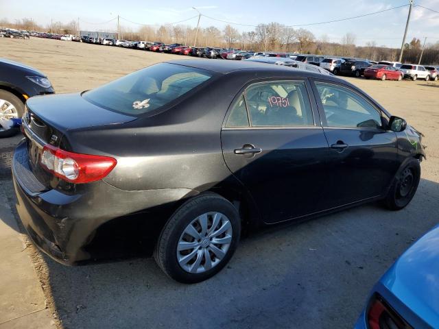 JTDBU4EE2DJ119385 - 2013 TOYOTA COROLLA BASE BLACK photo 3