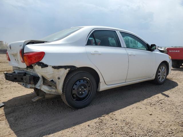 2T1BU4EE4AC398636 - 2010 TOYOTA COROLLA BASE WHITE photo 3
