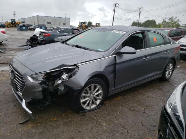 5NPE24AF5KH759808 - 2019 HYUNDAI SONATA SE GRAY photo 1