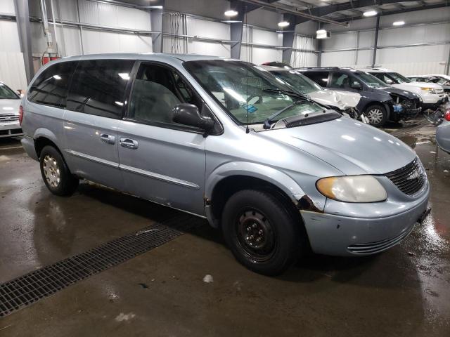 2C4GP44312R757178 - 2002 CHRYSLER TOWN & COU LX BLUE photo 4