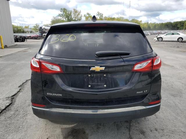 2GNAXSEV9J6322846 - 2018 CHEVROLET EQUINOX LT BLACK photo 6