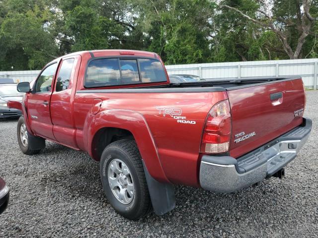 5TETU62N35Z076459 - 2005 TOYOTA TACOMA PRERUNNER ACCESS CAB RED photo 2