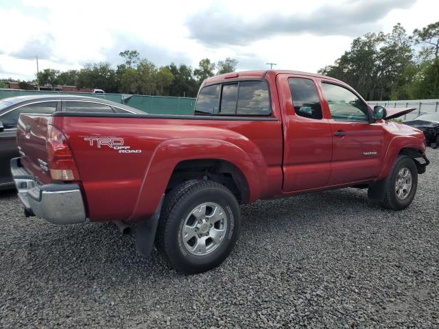 5TETU62N35Z076459 - 2005 TOYOTA TACOMA PRERUNNER ACCESS CAB RED photo 3