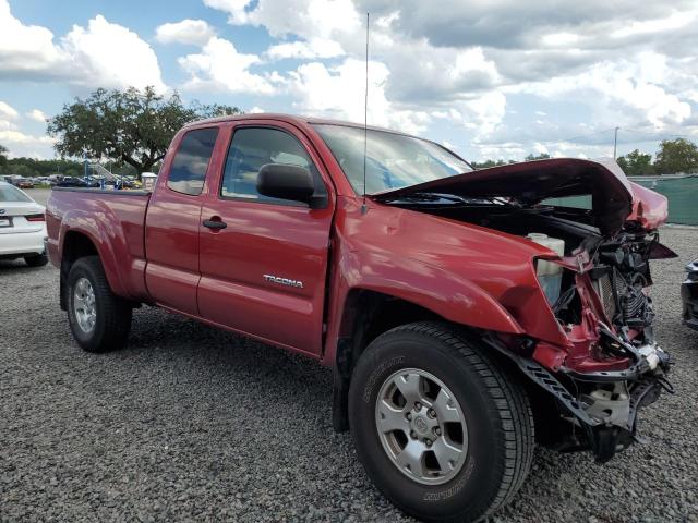 5TETU62N35Z076459 - 2005 TOYOTA TACOMA PRERUNNER ACCESS CAB RED photo 4