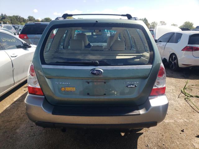 JF1SG67627H739695 - 2007 SUBARU FORESTER 2.5X LL BEAN GREEN photo 6