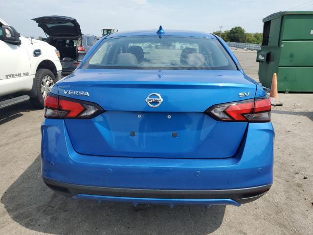 3N1CN8EV2ML825227 - 2021 NISSAN VERSA SV BLUE photo 6