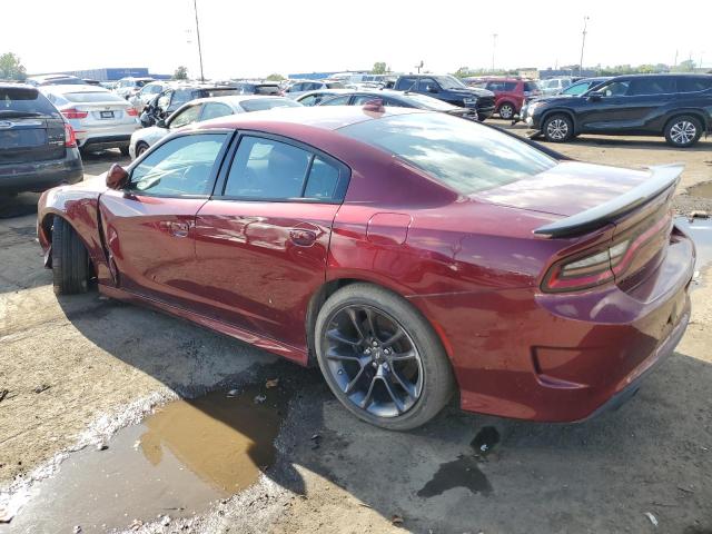 2C3CDXGJ5MH524386 - 2021 DODGE CHARGER SCAT PACK BURGUNDY photo 2