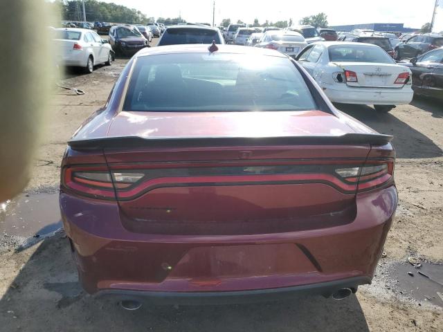 2C3CDXGJ5MH524386 - 2021 DODGE CHARGER SCAT PACK BURGUNDY photo 6