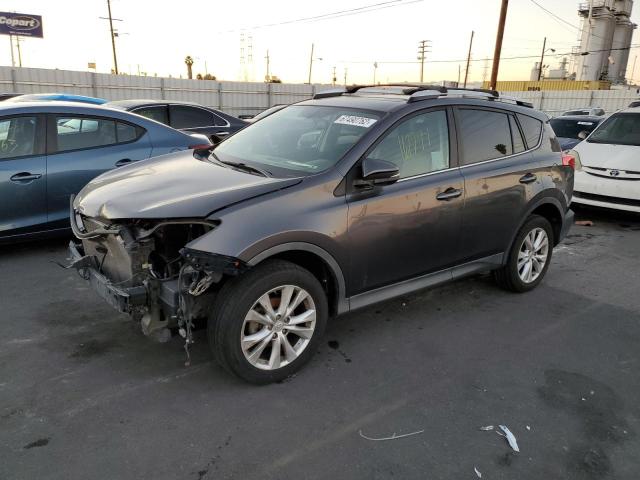 2T3YFREVXDW058421 - 2013 TOYOTA RAV4 LIMIT GRAY photo 1