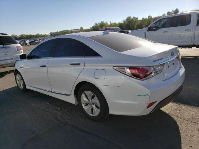 KMHEC4A40FA124239 - 2015 HYUNDAI SONATA HYBRID WHITE photo 2