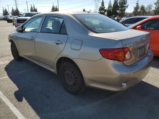 1NXBU40E59Z120863 - 2009 TOYOTA COROLLA BASE GOLD photo 2