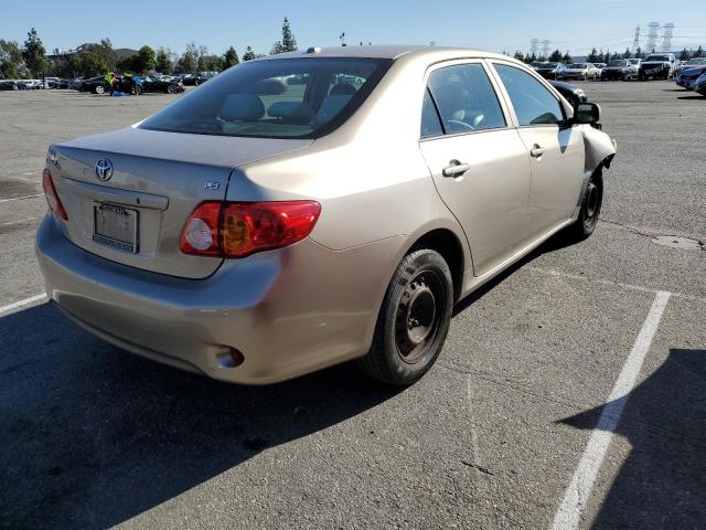 1NXBU40E59Z120863 - 2009 TOYOTA COROLLA BASE GOLD photo 3
