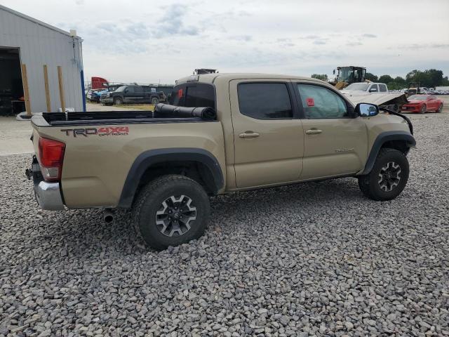 3TMCZ5AN1HM071727 - 2017 TOYOTA TACOMA DOUBLE CAB BEIGE photo 3