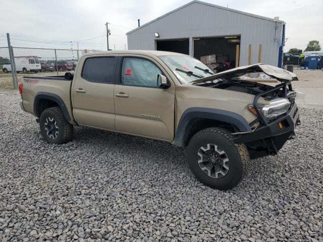 3TMCZ5AN1HM071727 - 2017 TOYOTA TACOMA DOUBLE CAB BEIGE photo 4