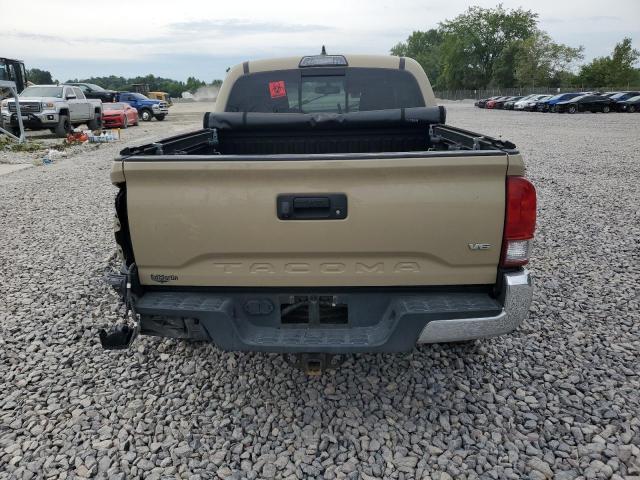 3TMCZ5AN1HM071727 - 2017 TOYOTA TACOMA DOUBLE CAB BEIGE photo 6