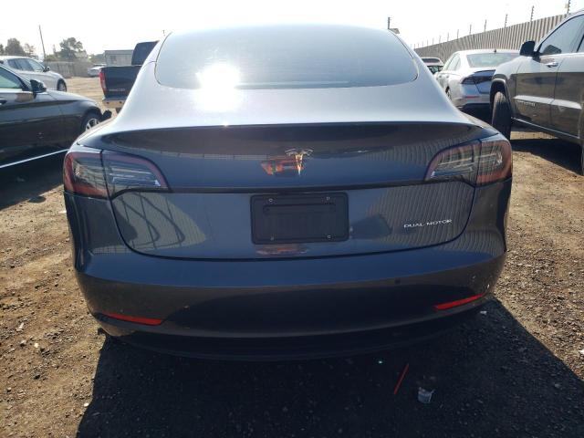 5YJ3E1EB5NF257095 - 2022 TESLA MODEL 3 GRAY photo 6