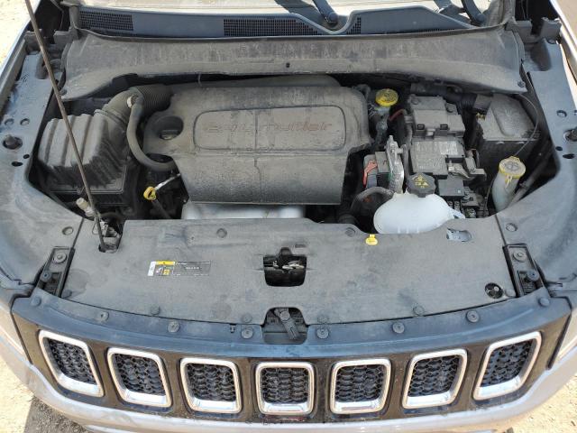 3C4NJDCB3JT482491 - 2018 JEEP COMPASS LIMITED SILVER photo 12