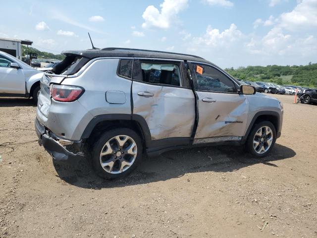 3C4NJDCB3JT482491 - 2018 JEEP COMPASS LIMITED SILVER photo 3