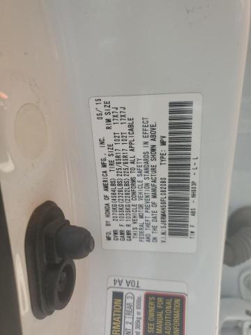 5J6RM4H58FL082080 - 2015 HONDA CR-V EX WHITE photo 13