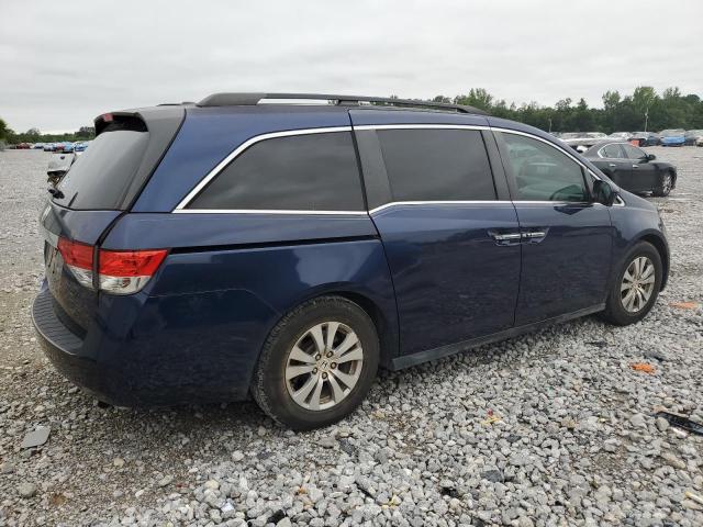 5FNRL5H68FB062969 - 2015 HONDA ODYSSEY EXL BLUE photo 3