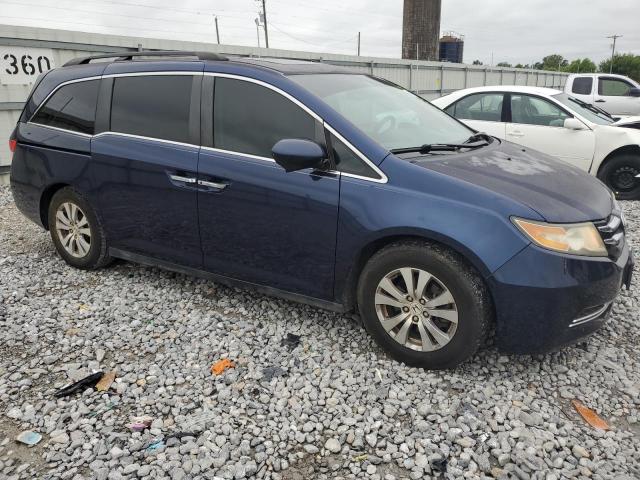 5FNRL5H68FB062969 - 2015 HONDA ODYSSEY EXL BLUE photo 4