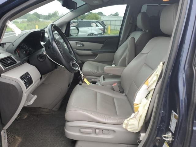 5FNRL5H68FB062969 - 2015 HONDA ODYSSEY EXL BLUE photo 7