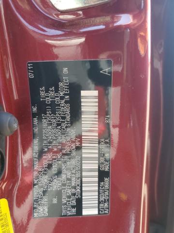 5TDKK3DC1BS159232 - 2011 TOYOTA SIENNA LE 红色 照片 13