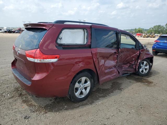 5TDKK3DC1BS159232 - 2011 TOYOTA SIENNA LE 红色 照片 3