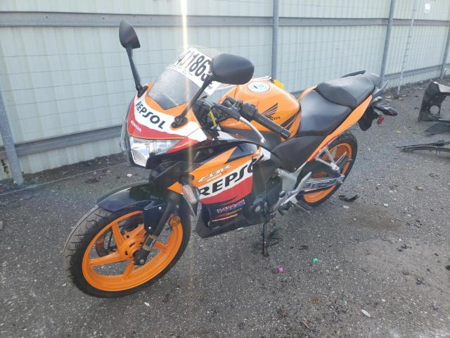 MLHMC4107D5302664 - 2013 HONDA CBR250 R ORANGE photo 9