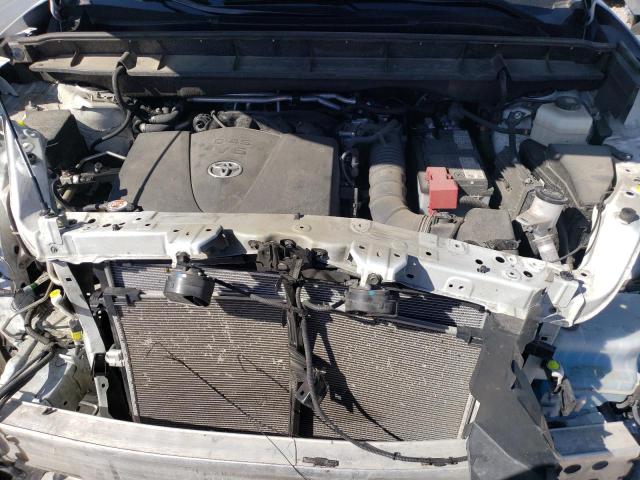 5TDFZRBH5MS133864 - 2021 TOYOTA HIGHLANDER PLATINUM WHITE photo 12