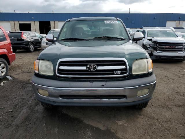 5TBBT4418YS109060 - 2000 TOYOTA TUNDRA ACCESS CAB GREEN photo 5